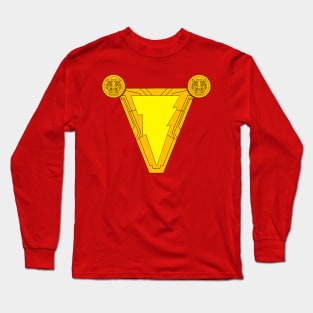 Shazam Emblem Long Sleeve T-Shirt